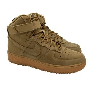 Nike Shoes Youth Size 7Y‎ Air Force 1 High 922066-203 Brown Suede Gum Classic